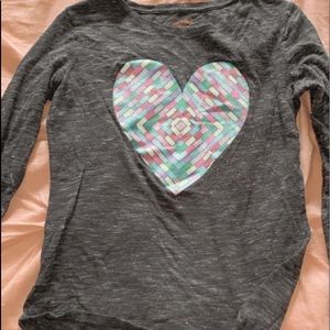 black heart long sleeve